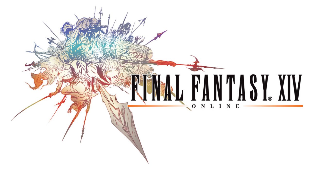 Final Fantasy XIV Logo on White