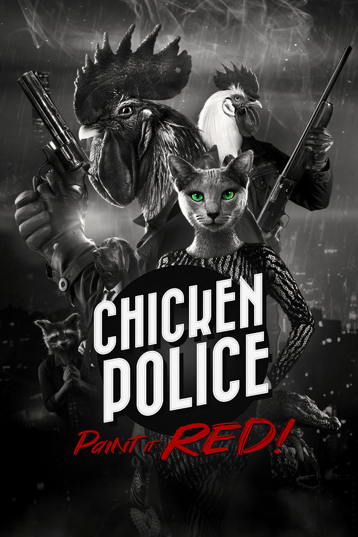 Chicken Police Paint It Red Artwork 005