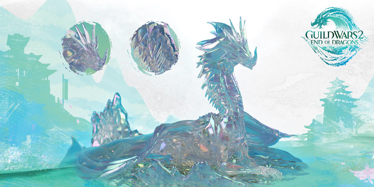 Guild Wars 2 End of Dragons Cover Art Aurene Statue