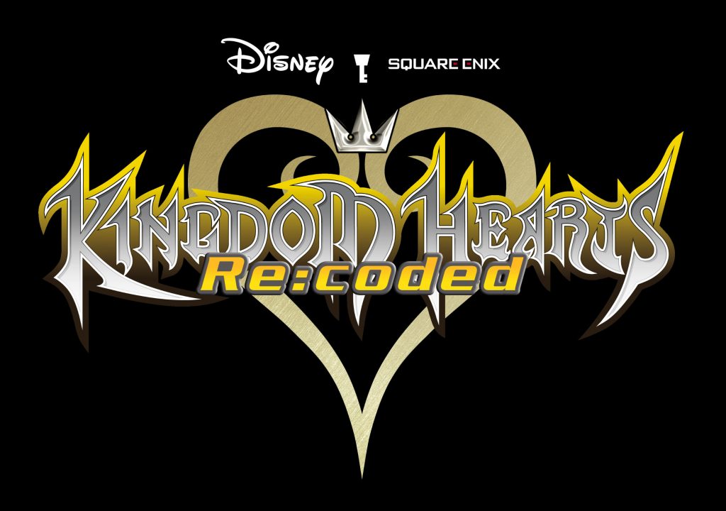 Kingdom Hearts Recoded Logo on Black