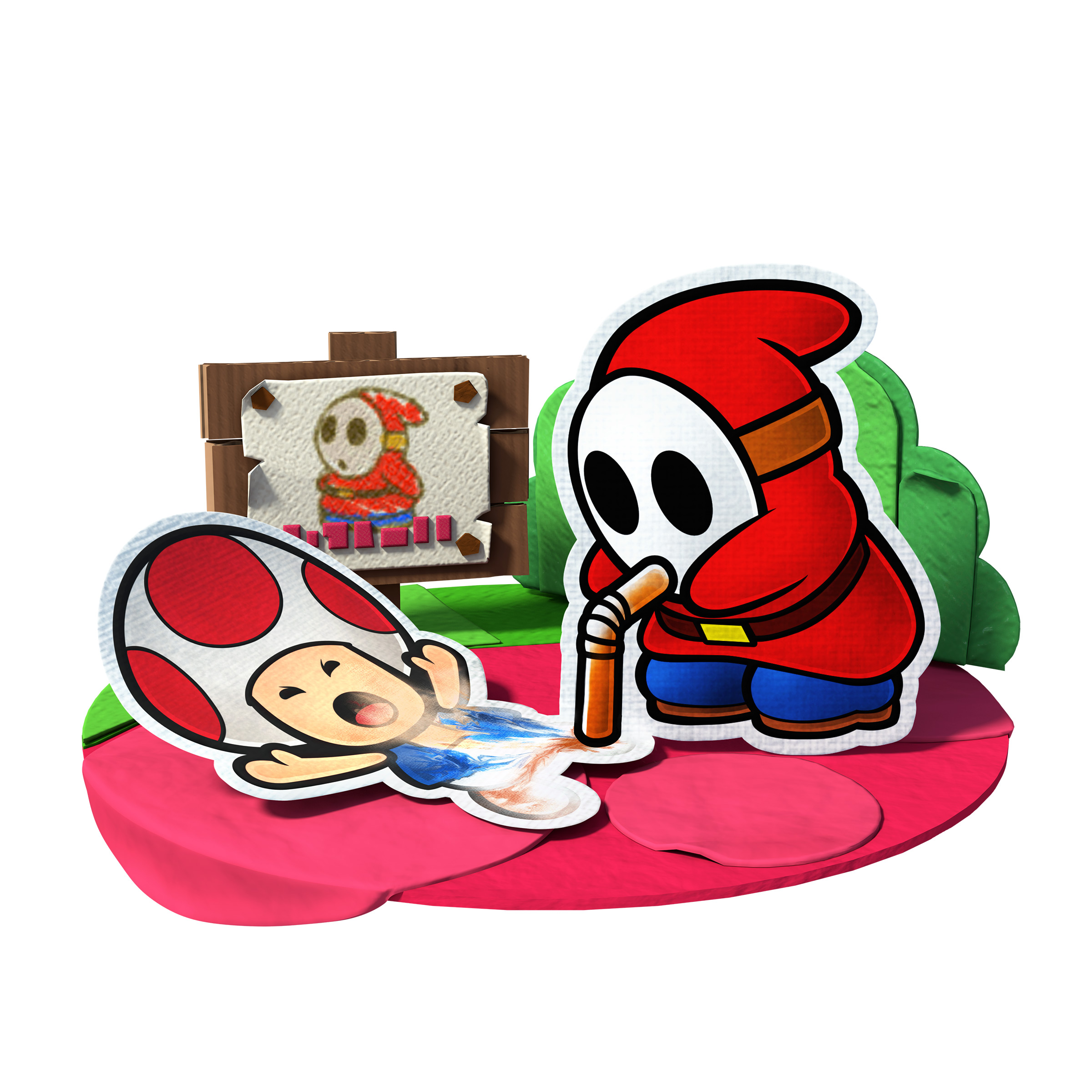 Paper Mario Color Splash Artwork 009