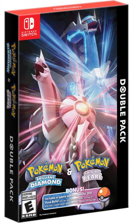 Pokemon Brilliant Diamond Shining Pearl Cover Art Double Pack