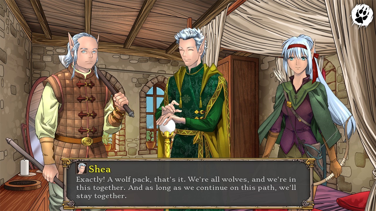 Tales of Aravorn Seasons of the Wolf Screenshot of twins Althea and Shea