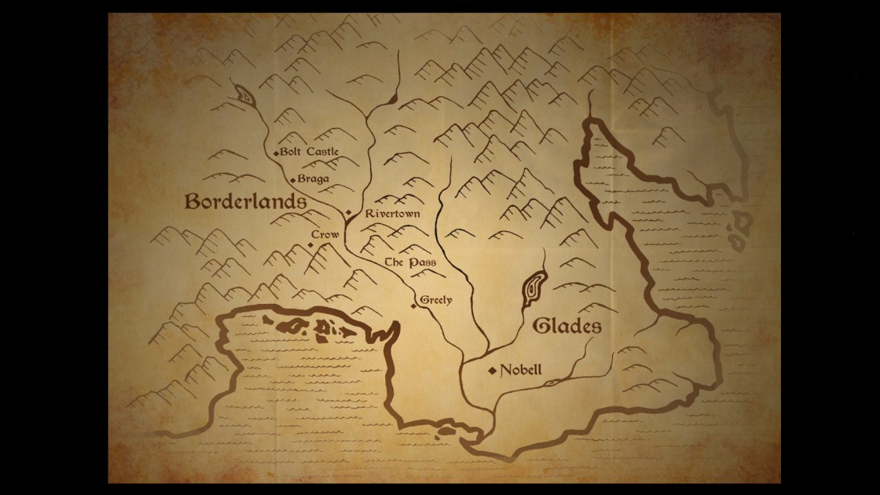 The travel map.