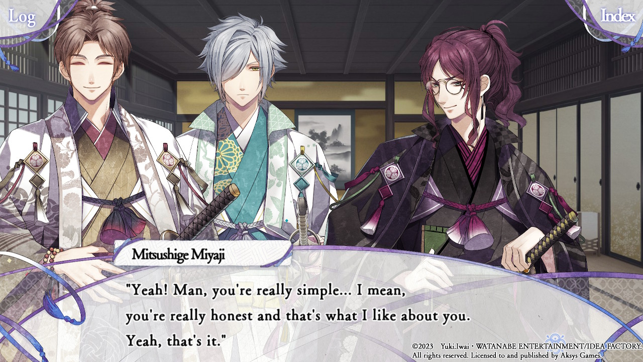 The three district team leaders in Winter's Wish: Spirits of Edo.