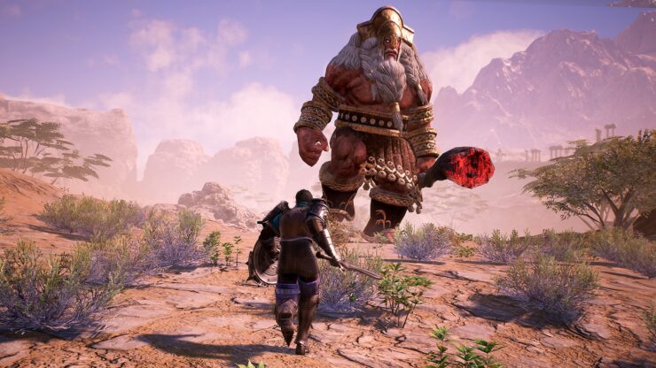 Bless Unleashed Screenshot Knight Against Giant