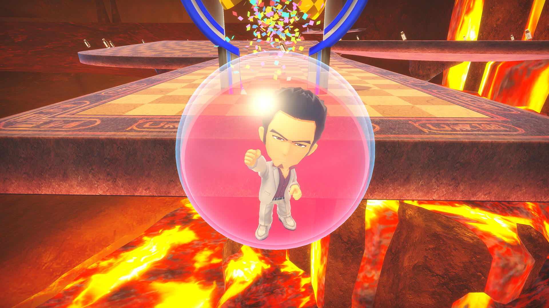 Yakuza's Kazuma Kiryu is indeed trapped inside a Super Monkey Ball