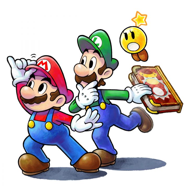 Mario Luigi Paper Jam Artwork 006