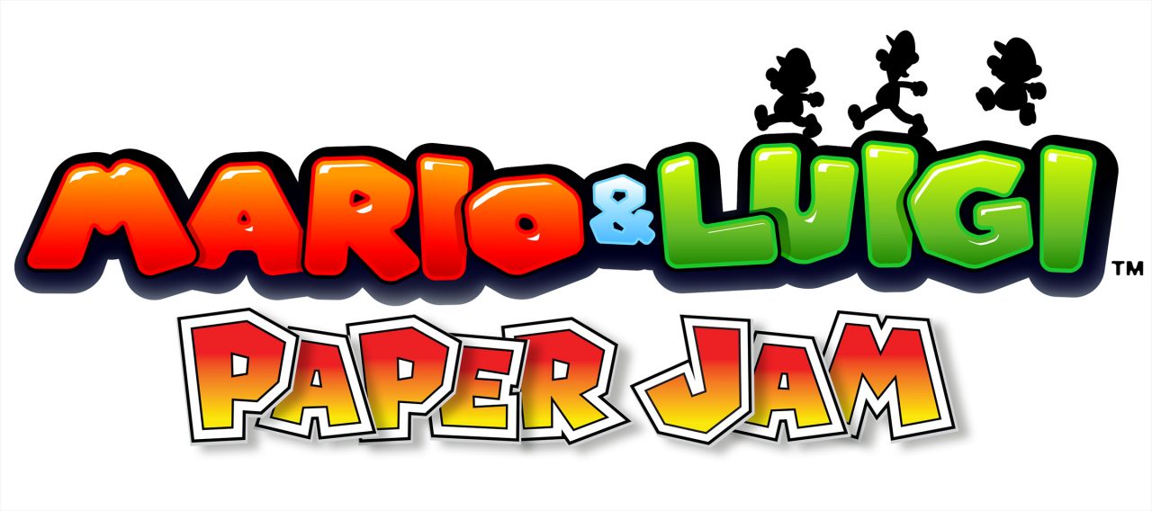 Mario Luigi Paper Jam Logo 001