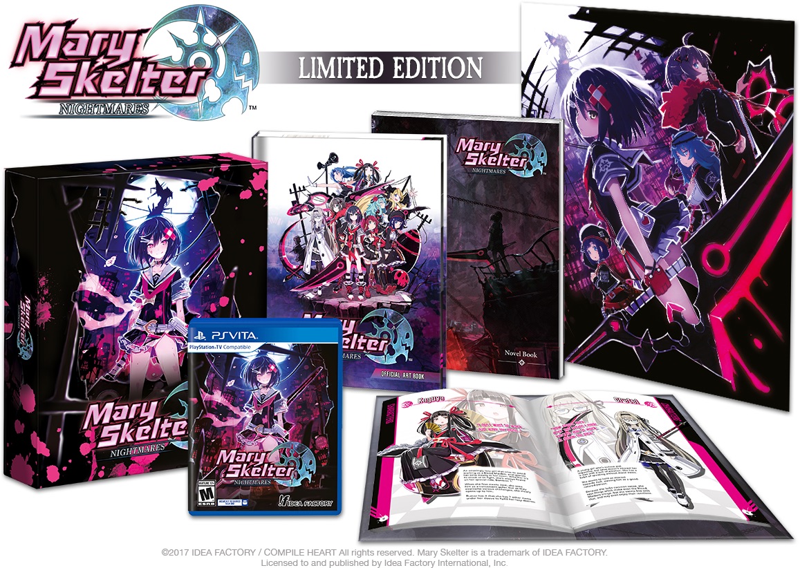 Mary Skelter Nightmares Cover Art US PS Vita Limited Edition