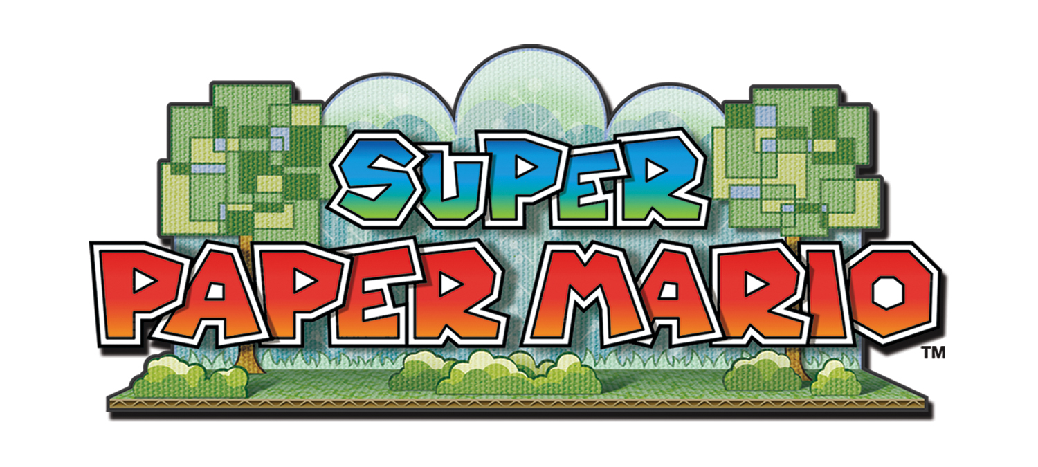 Super Paper Mario Logo 001