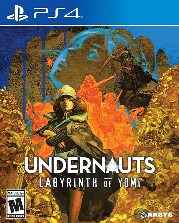 Undernauts Labyrinth of Yomi Cover Art US PS4