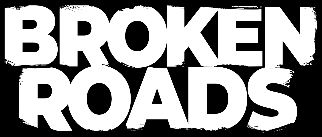 Broken Roads Logo White
