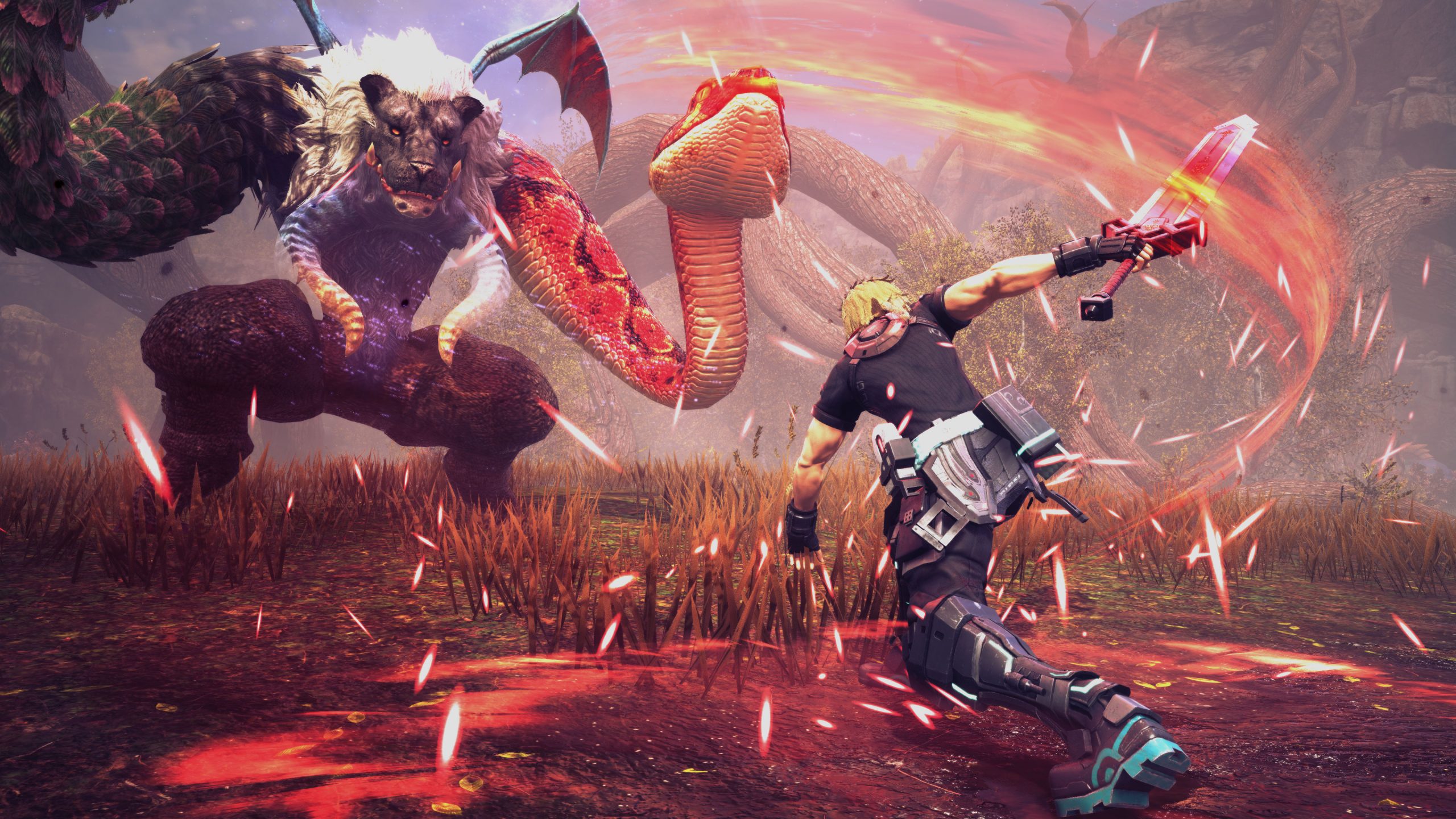 A combat screenshot from Star Ocean: The Divine Force.