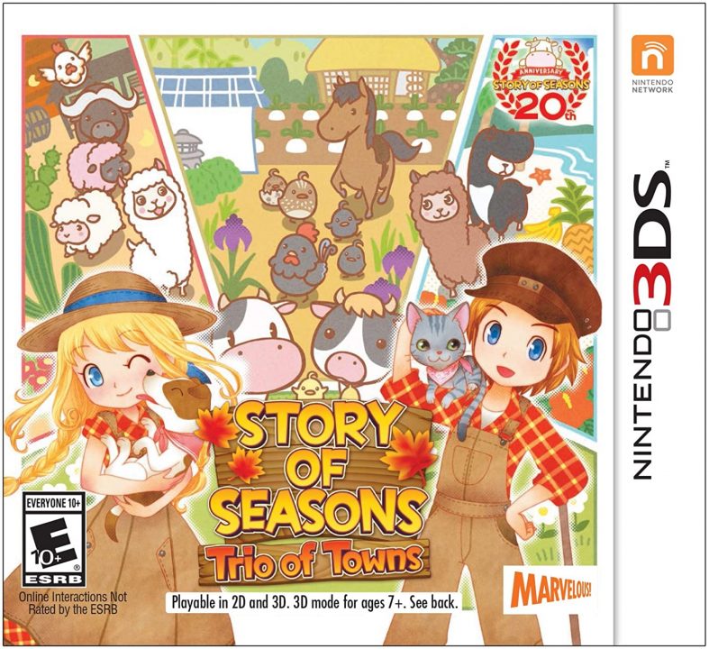 Story of Seasons Trio of Towns Cover Art US