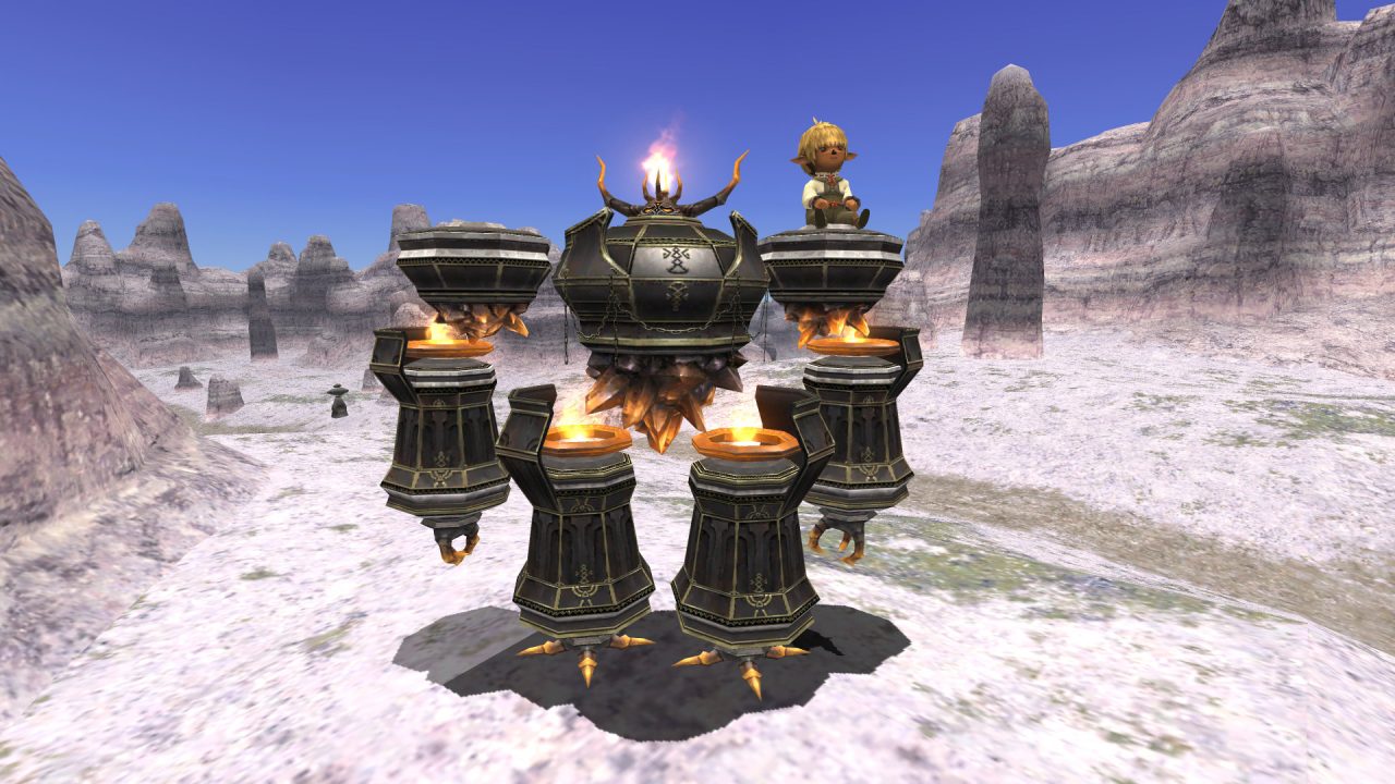 An iron giant in Final Fantasy XI.