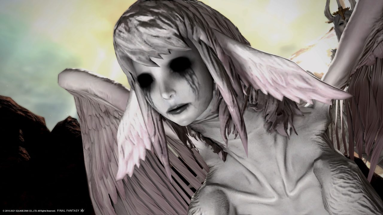 Tesleen is turned into a sin eater, with hollow eyes, in Shadowbringers.
