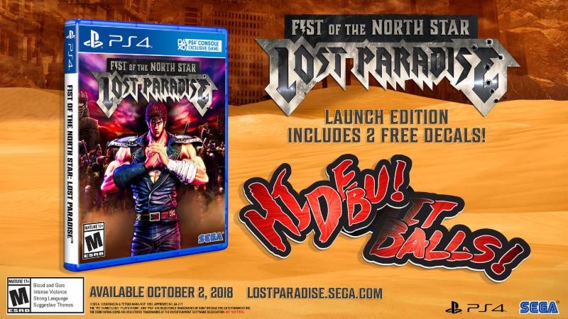 Fist of the North Star Lost Paradise Cover Art 001