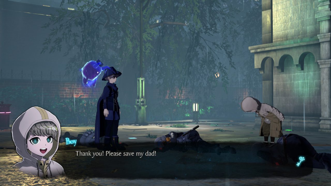 Screenshot of Master Detective Archives: Rain Code, one of several RPGs coming this week