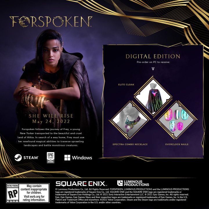 Forspoken Cover Art PC Digital