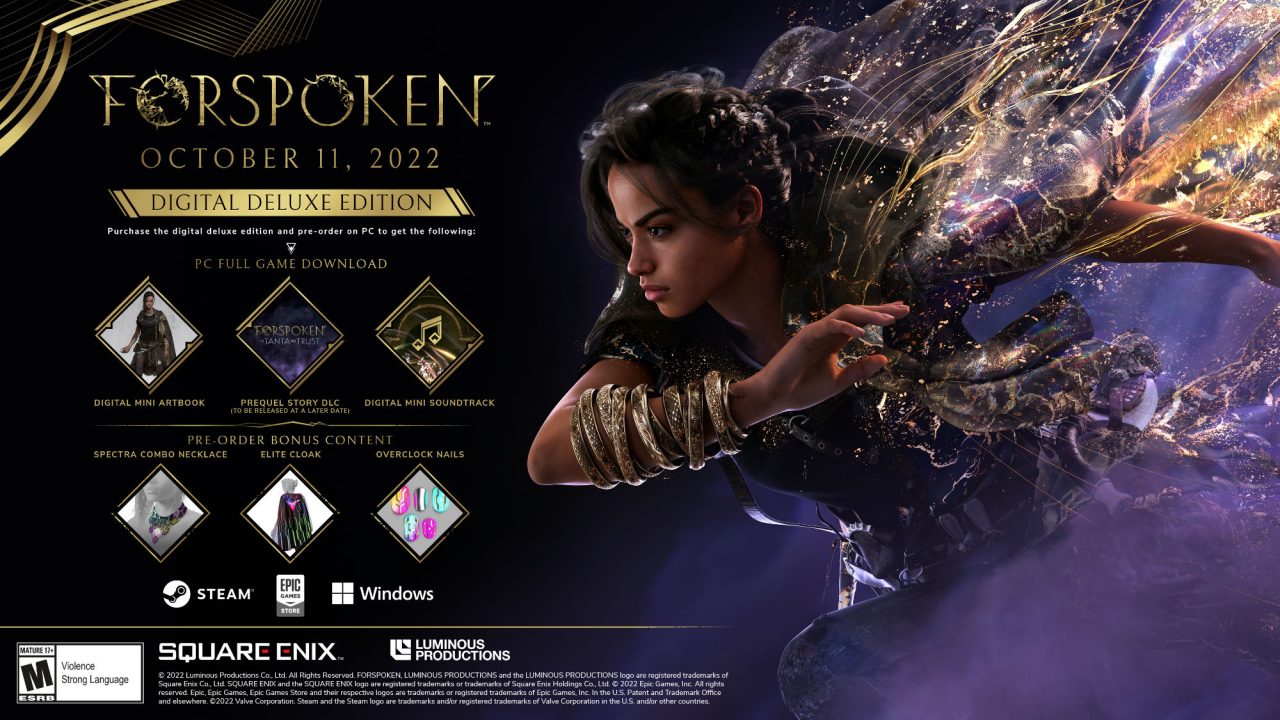 Forspoken Cover Art PC Digital Deluxe March 2022