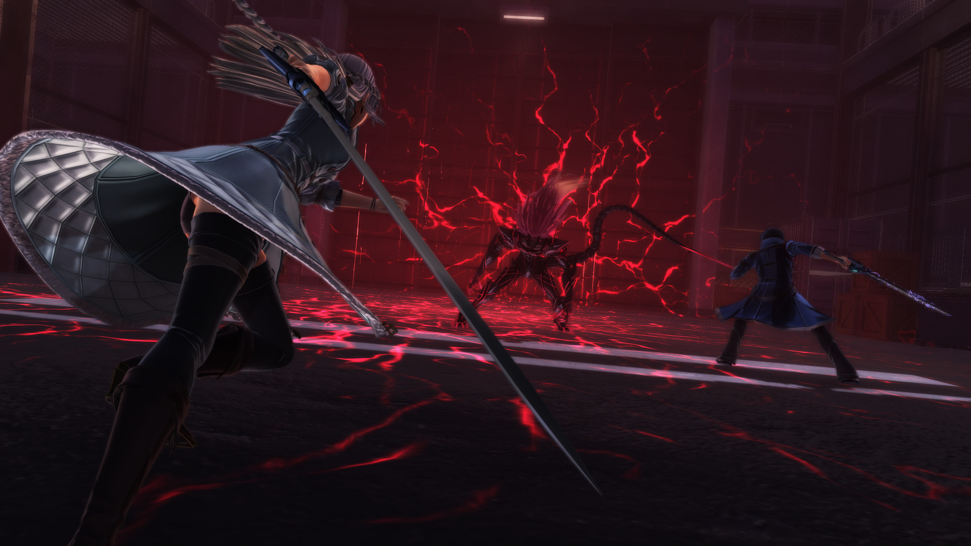 Screenshot From The Legend of Heroes: Kuro No Kiseki II CRIMSON SiN Featuring Two Characters Engaged In Battle