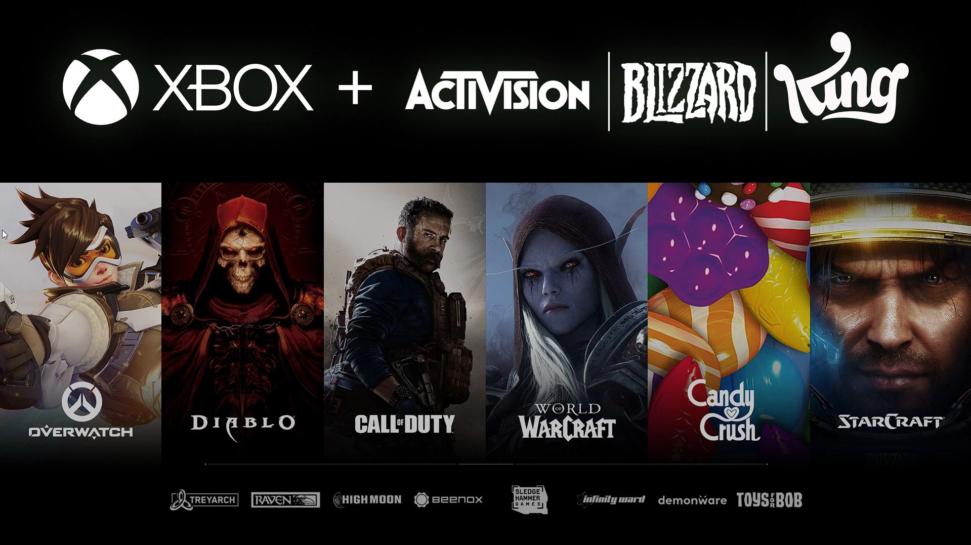 Activision-Blizzard and Xbox Banner