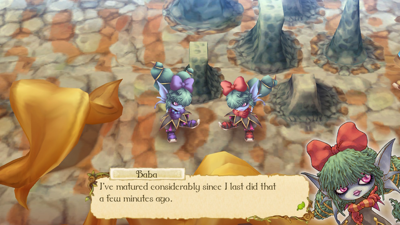 A character conversation scene screenshot from EGGLIA Rebirth.