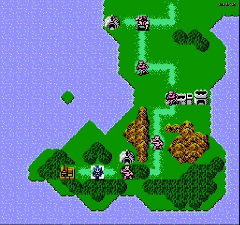 Fire Emblem Gaiden World Map