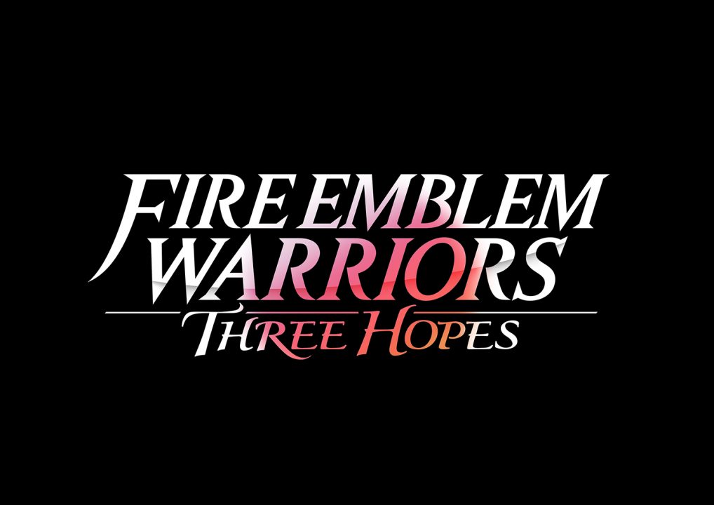 Fire Emblem Warriors Three Hopes Logo US on Black