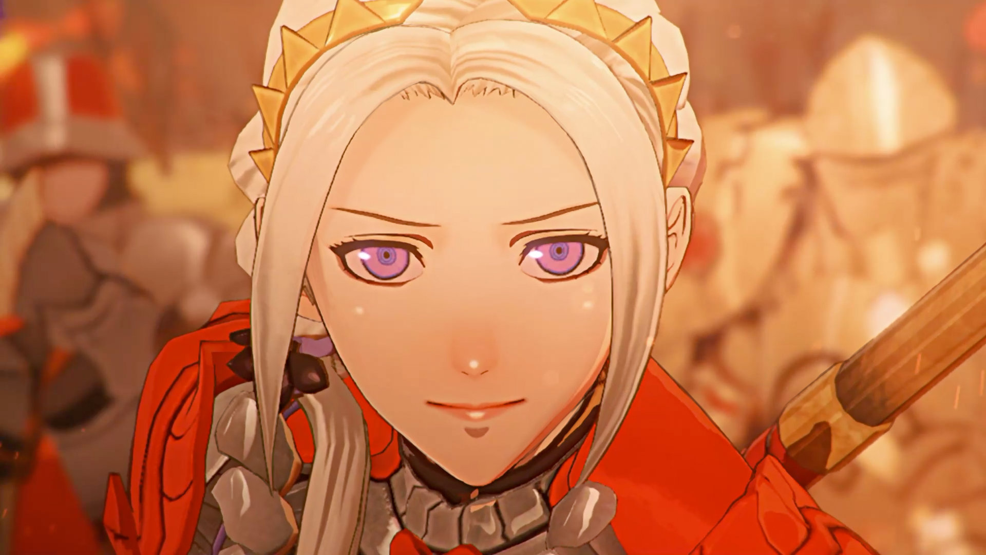 It's Edelgard in Fire Emblem Warriors: Three Hopes