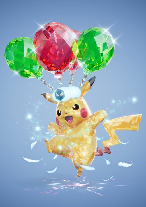 Pokemon Scarlet Violet Artwork 030 Terastal Pikachu
