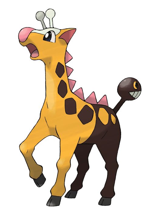 Pokemon Scarlet Violet Artwork 043 Girafarig