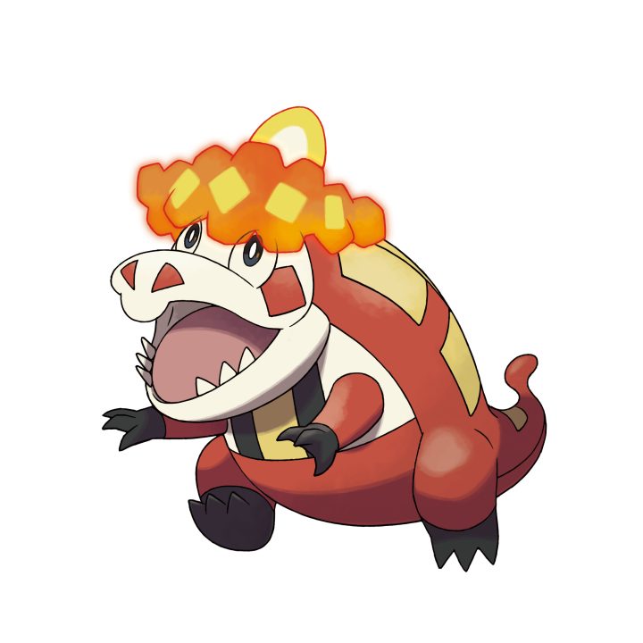 Pokemon Scarlet Violet Artwork 058 Crocalor