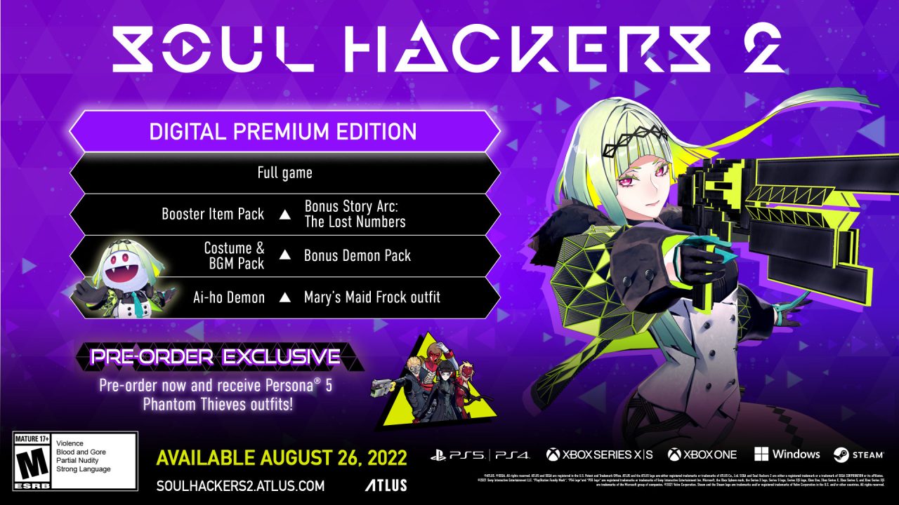 Soul Hackers 2 Pre Orders Coming June 10 - Collectors Edition