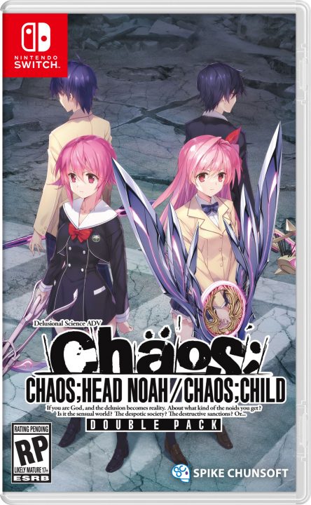 CHAOS HEAD NOAH and CHAOS CHILD Double Pack Cover Art US Switch