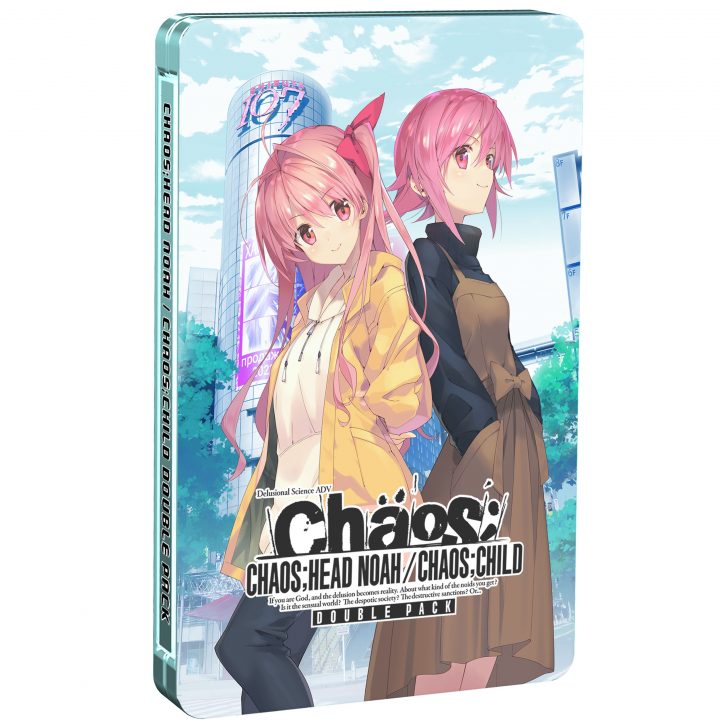 CHAOS HEAD NOAH and CHAOS CHILD Double Pack Cover Art US Switch SteelBook