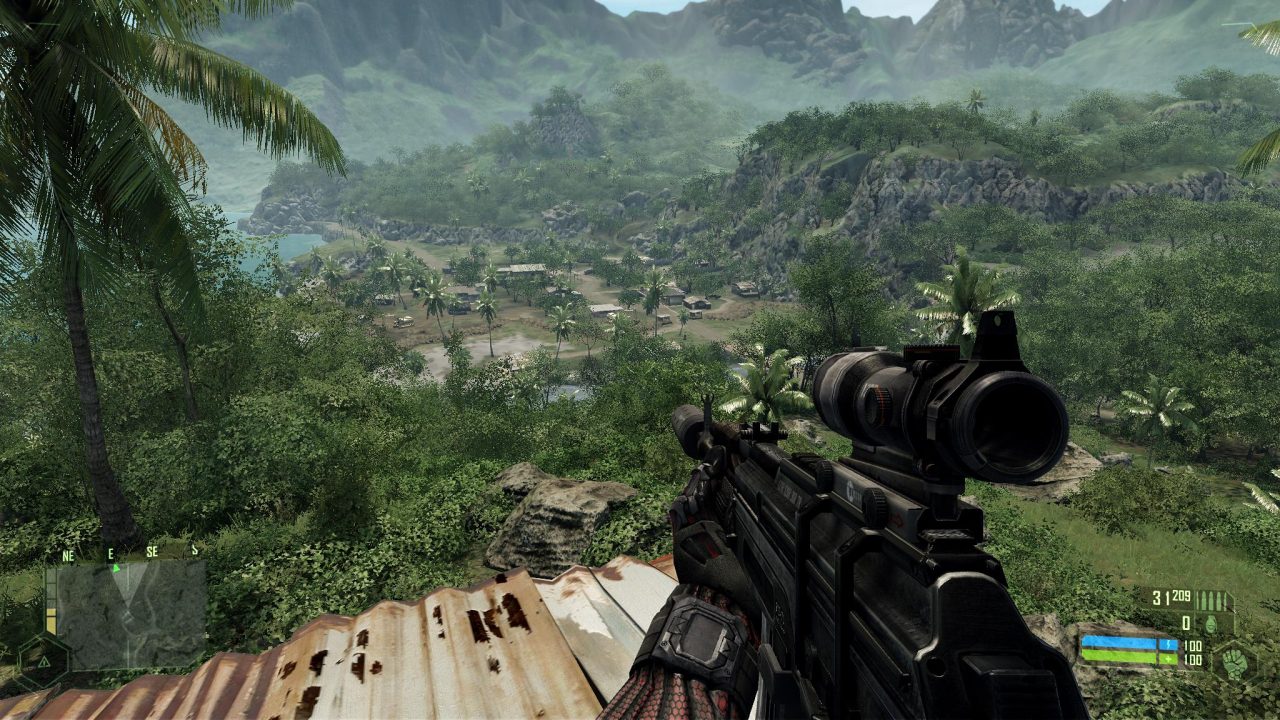 A screenshot of Crysis