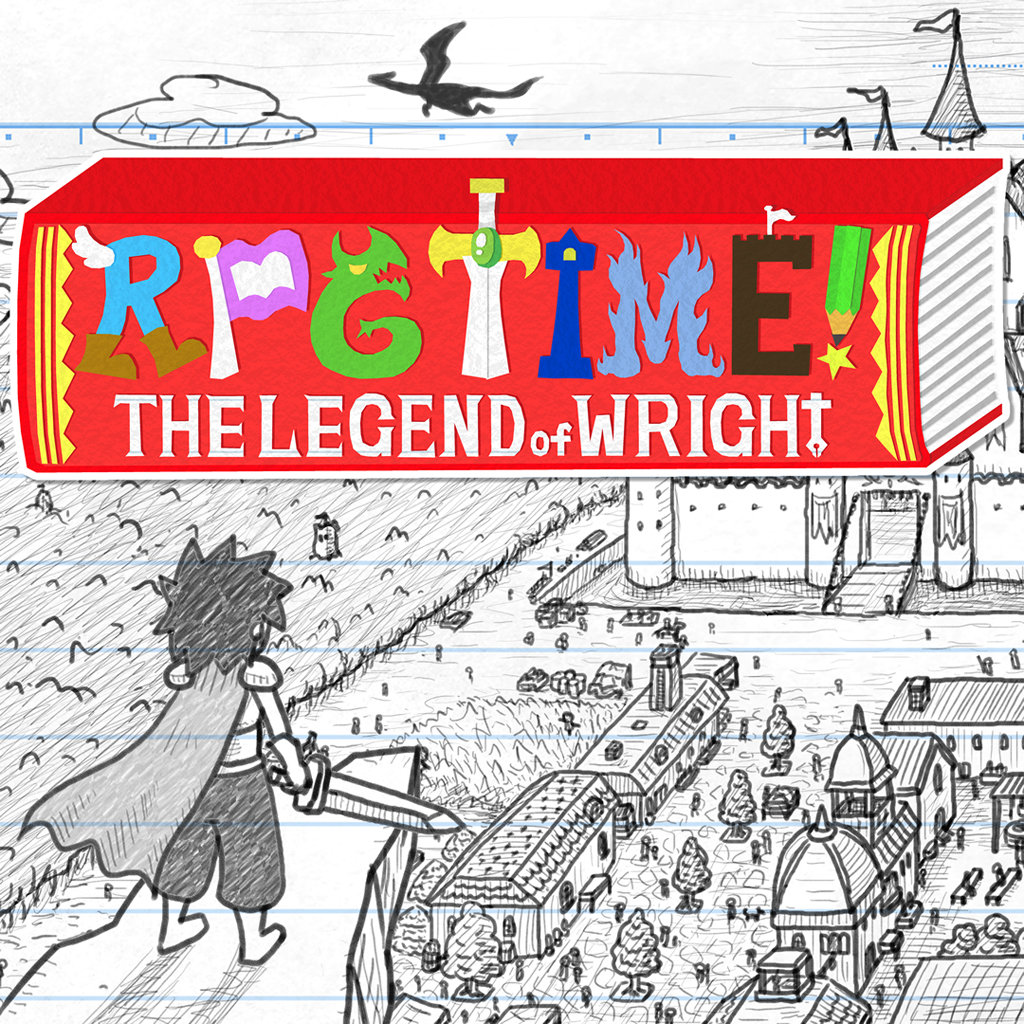 Embark on a hand-drawn adventure in RPG Time: The Legend of Wright!