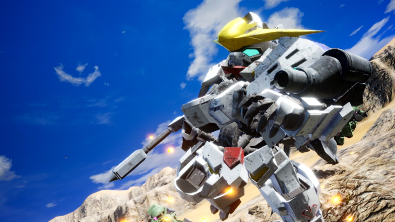 Screenshot of the Barbatos Gundam.