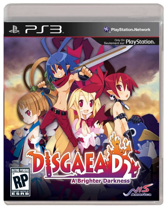 Disgaea D2 A Brighter Darkness Cover Art US PS3