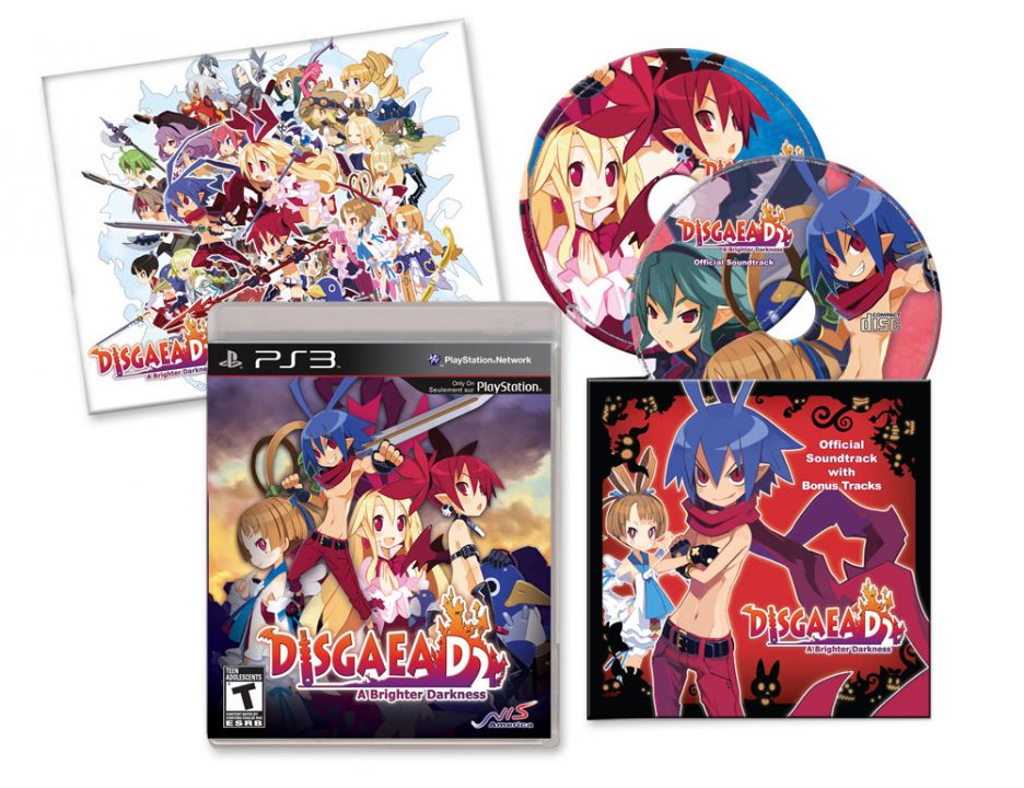 Disgaea D2 A Brighter Darkness Cover Art US PS3 Special Edition