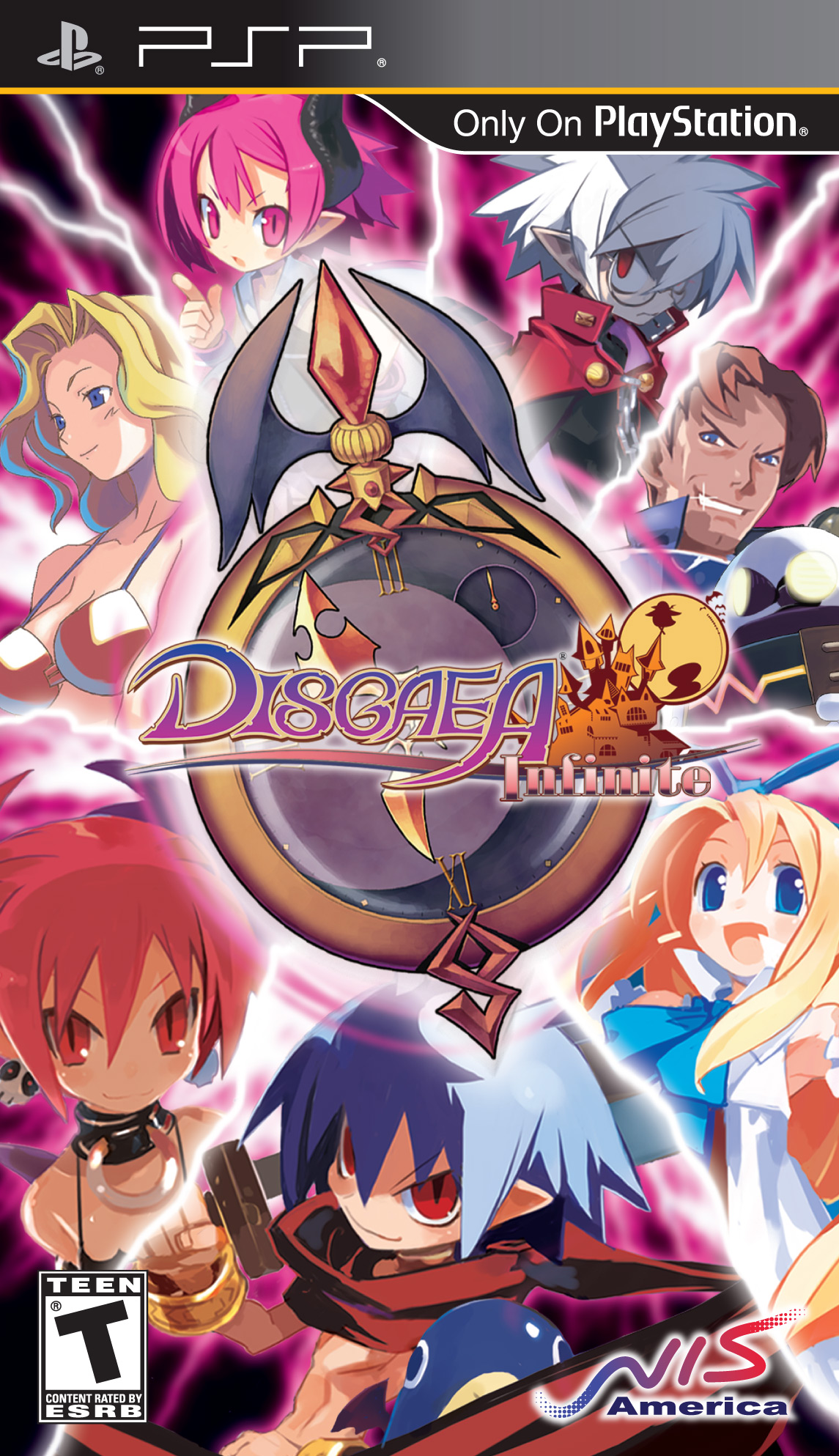 Disgaea Infinite Cover Art US PSP