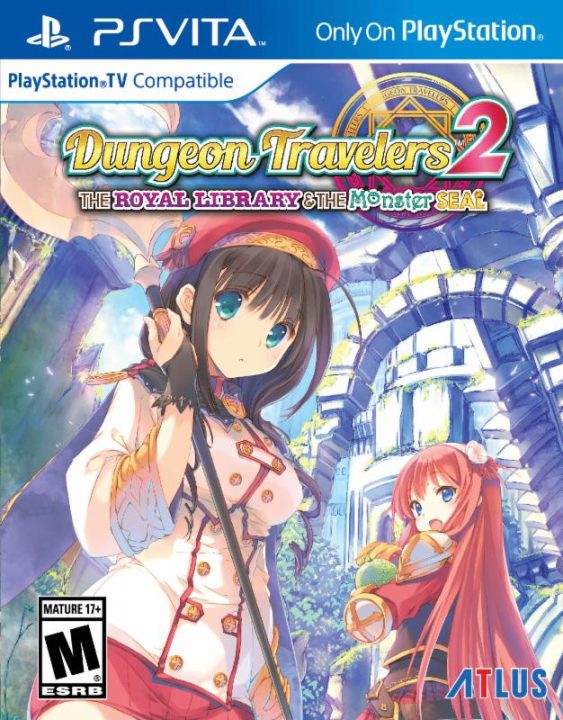 Dungeon Travelers 2 The Royal Library the Monster Seal Cover Art US PS VIta