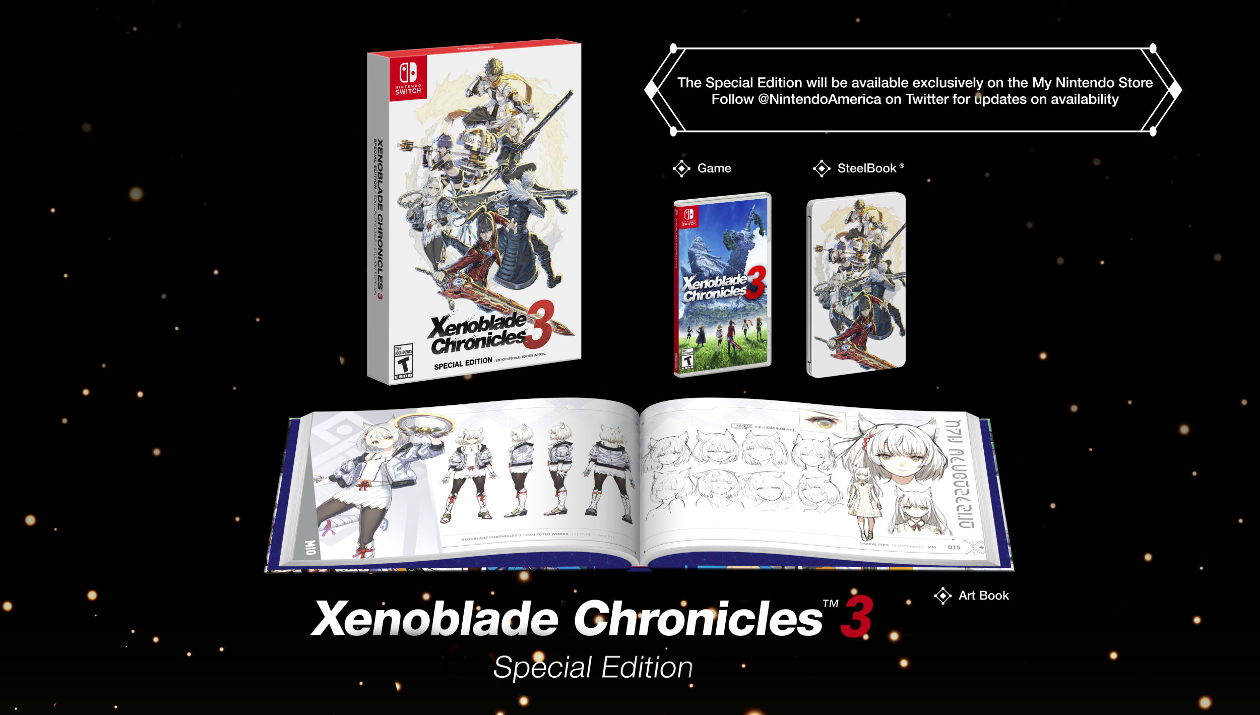 Xenoblade Chronicles 3 Cover Art US Special Edition