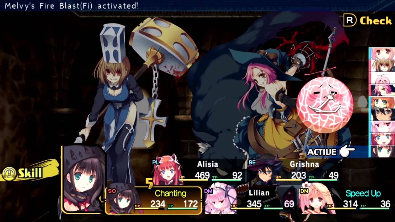 Dungeon Travelers 2 - Battle Trailer