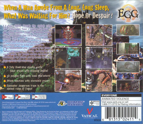 Elemental Gimmick Gear Cover Art US Back
