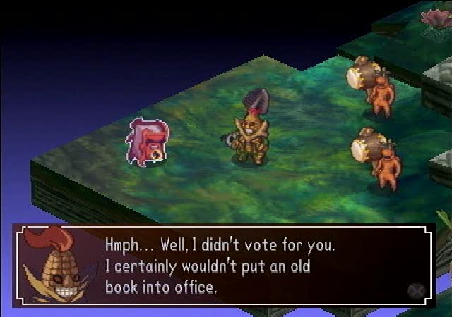 Makai Kingdom Screenshot of Dismissing Lord Zetta Most Wickedly On A Battle Stage