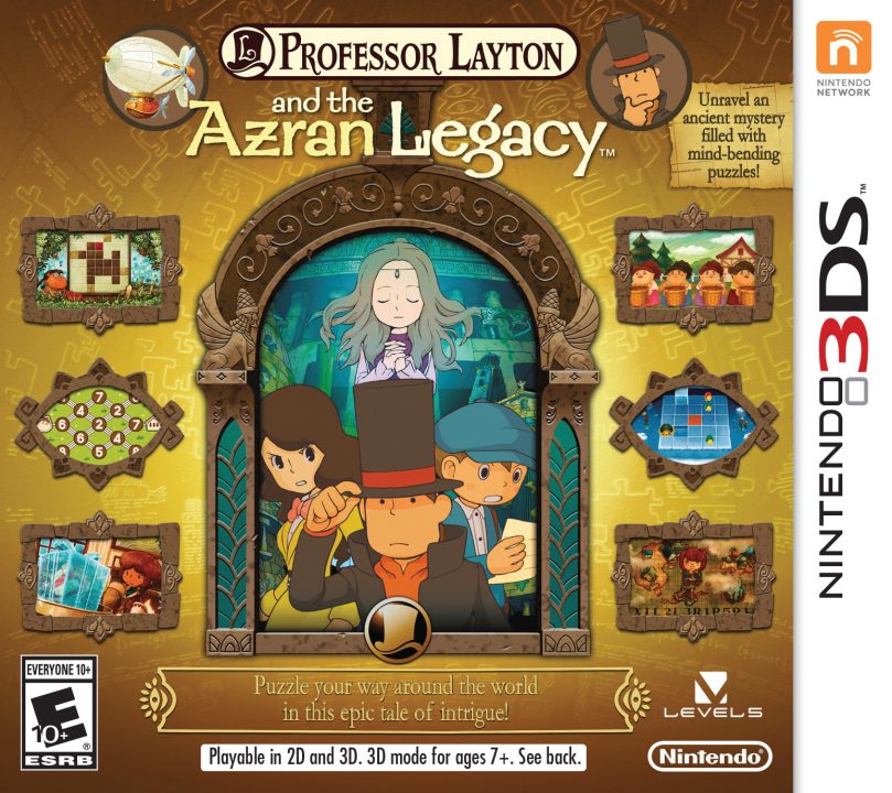 Professor Layton and the Azran Legacy Cover Art 001