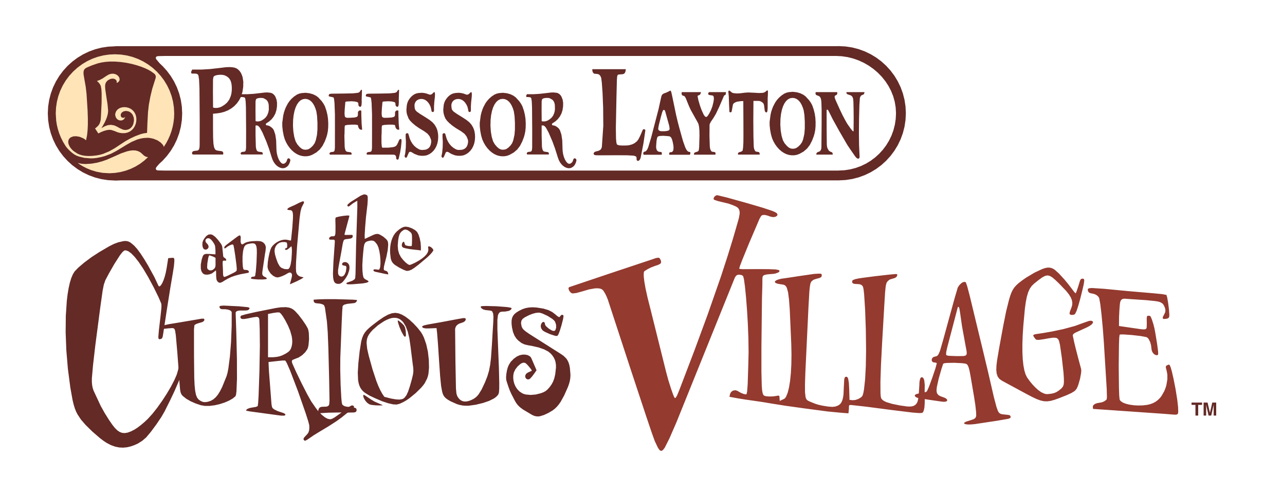 Professor Layton and the Curious Village Logo 001